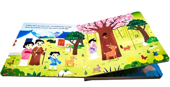 

First Stories English Educational 3D Flap Picture Books Montessori Educational Toys for Children
