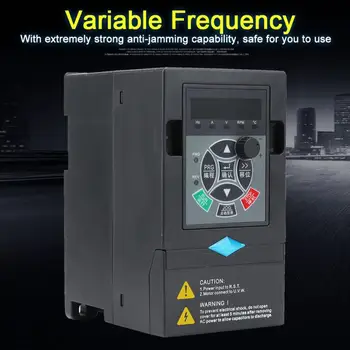 

Frequency Converter 220V 1.5KW 1 Input 3 Phase Output Universal VFD Variable Frequency Drive Converter Inverter