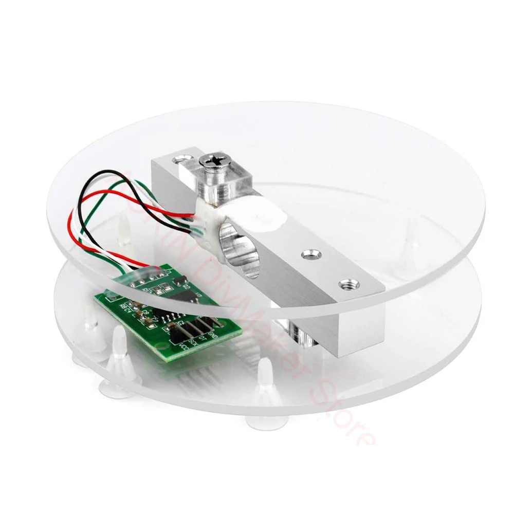 DIYmalls Célula De Carga 5 Kg Sensor De Peso + Módulo Amplificador HX711 AD Para Arduino