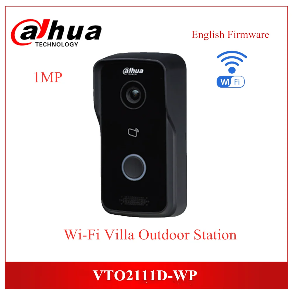 Видеодомофон Dahua Wi Fi 1 МП английская версия поддержка ночного видения голосовая