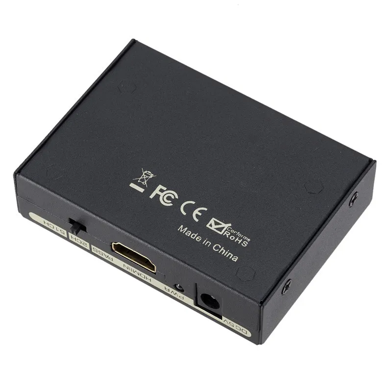 1080P HDMI o сплиттер к SPDIF R / L преобразователь сигнала для систем домашнего