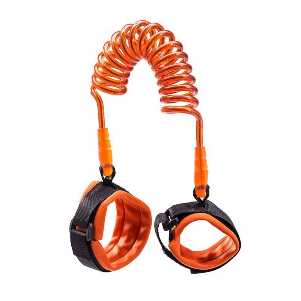 

Children's wrist band adjustable anti-lost chain child safety belt walking belt auxiliary baby walker wristband 1.5 / 2.5 m