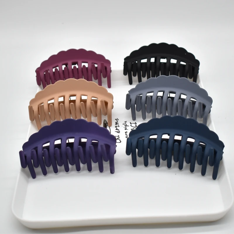

Fashion New 1 Pc Women 10cm Large Hair Clamps Claw Clip Lady Female Casual Big Barrette Crab Hair Claws Headwear Accessories