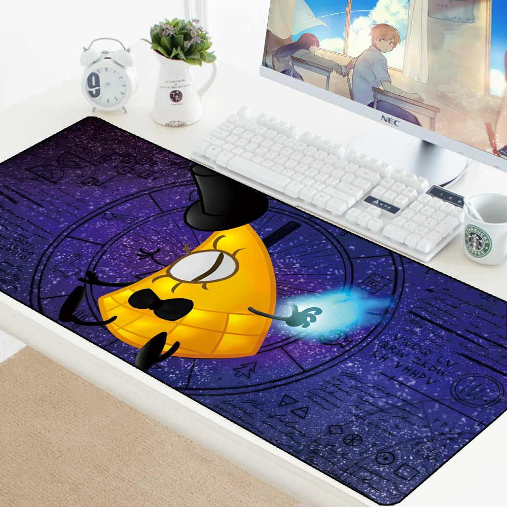 Gravity Falls Large Mouse Pad Anime XL Edge Anti-slip Gamer Mousepad Keyboard Computer Mat Big Speed Play Mat Gaming Accessories