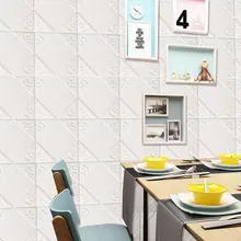 Экологически чистые обои с каменной кладкой 3D настенные наклейки для детского сада XPe гостиная антиколлизия самоклеющиеся жалюзи