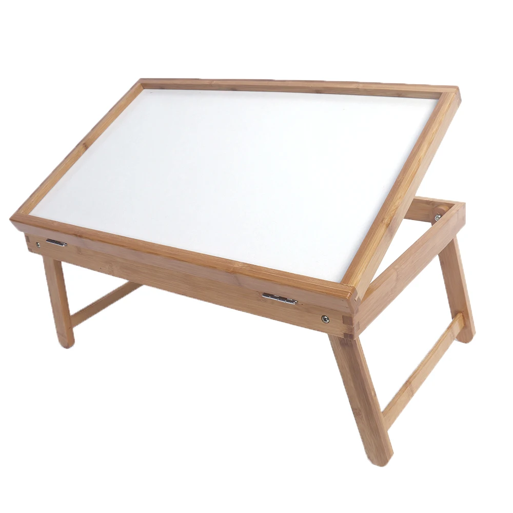 

Mini Table Top 4 Gears Adjustable Dining-table Mini Laptop Table for Coloring Reading Eating Food Working at Home 50*30*21cm