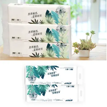 

14 Rolls Paper Home Household 4 Layers Bath No Core Soft Toilet Paper GXMC