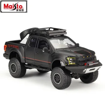 

MAISTO 1:24 2017 FOD F-150 Raptor DESICN Diecasts Simulation Alloy Car Model Collection Gift Ornaments for Kids Off-road Pickup