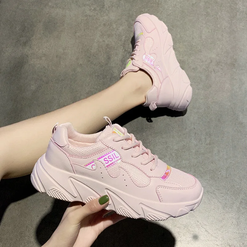 

Baskets Femme Shoes Woman Comfortable Transparent Women Sneakers Platform Shoes Lightweight Wear-resistant Zapatos De Mujer