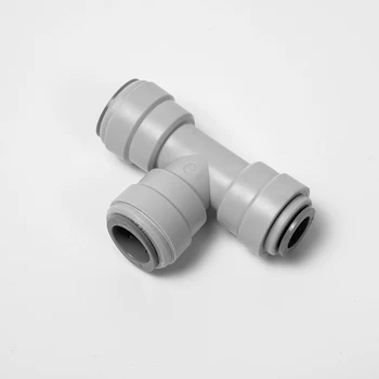 

1PCS 1/2"-3/8"-1/2" T-type three-way variable diameter shunt quick connection RO pure water purifier fittings