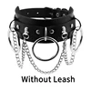 black without leash
