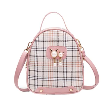 

Mini Backpack Crossbody Bag for Teenage Girls 2020 Plain Small Women Shoulder Purse Korean Style New Convertible Bag Mochila