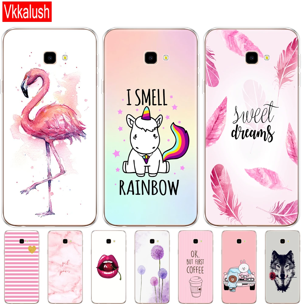

for Samsung J4 Plus 2018 case soft tpu Cover For Samsung J4 Plus J4 Prime sm j415 Silicon Samsung Galaxy J4 2018 EU J400F J400