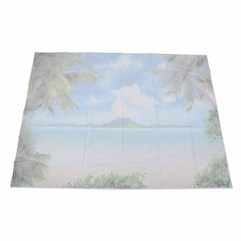 5X7ft Vinyl Photography Backdrops Background Photo Studio Sea Beach Model Stage