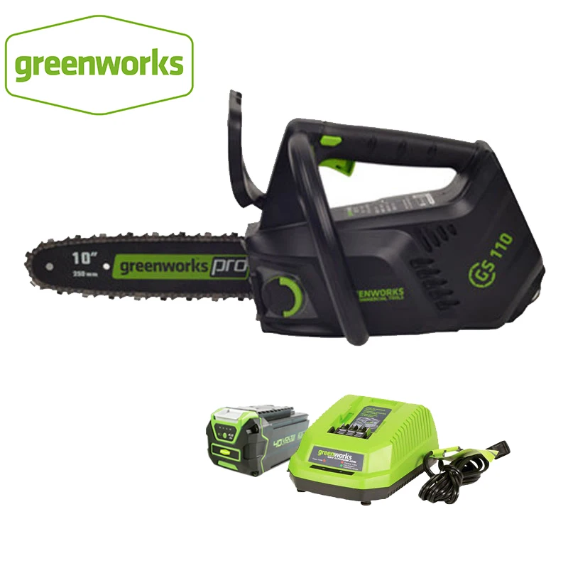 Greenworks40VGD40TCSCordlessChainSaw10inch1000WBrushless
