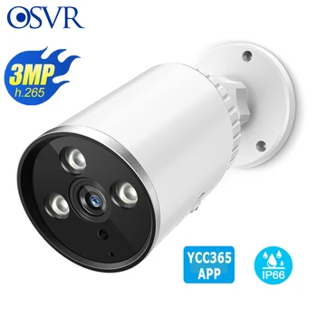 

YCC365 1536P Camera WiFi 3.0MP Waterproof Bullet IP Camera Outdoor Security Cameras Wireless Infrared Night Vision CCTV Camera