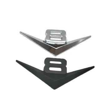 

Metal Car Styling V8 Engine Auto Badge Sticker Rear Tailgate Emblem Decal Accessories