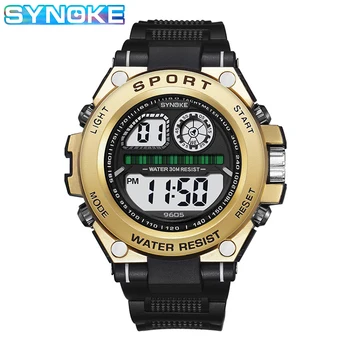

SYNOKE G Digutal Watches For Men Shock Resistant Alarm Clock Timing Multifunction Wristwatch Mens Waterproof Watch Shockproof