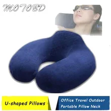 U-образные подушки из гусиного пуха, переносная подушка для путешествий на открытом воздухе, подушка для шеи, для путешествий, поезда, самолета, офиса, путешествий, автомобиля, подушки для шеи