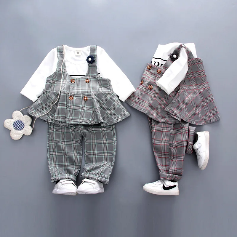 

2018 Spring And Autumn New Style Waistcoat Gentleman Plaid Three-piece Set Small CHILDREN'S Clothing Handsome Cartoon 0-1-5-Year