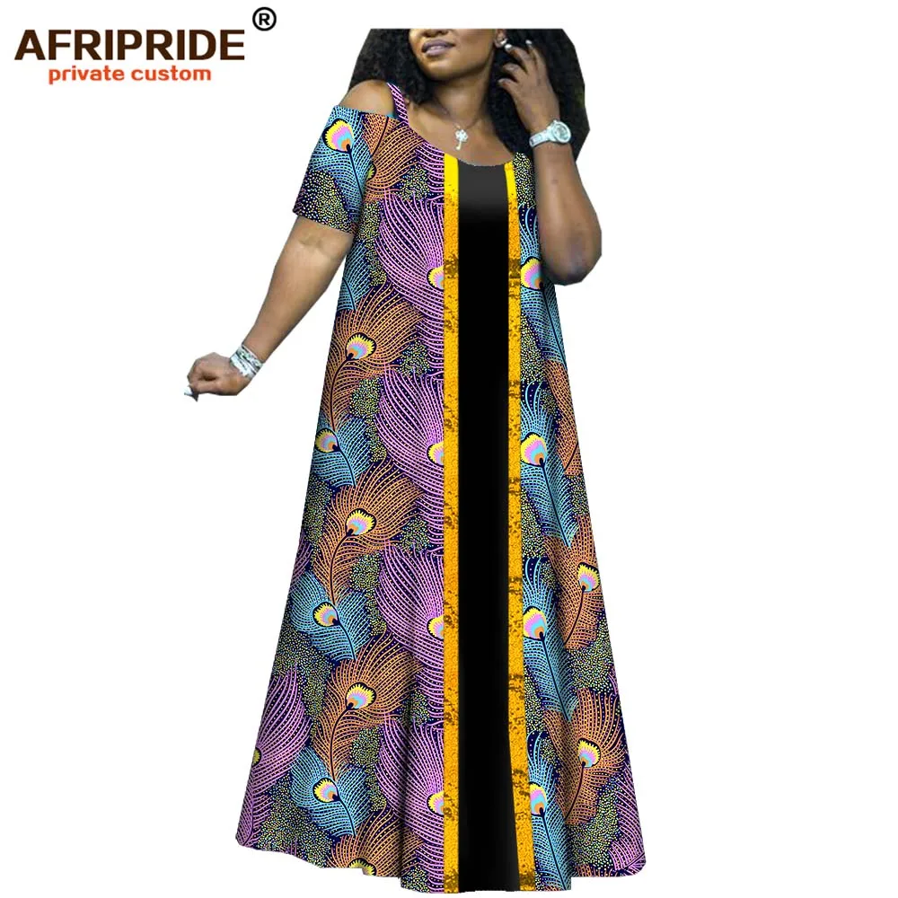 Африканский принт платья для женщин danshiki одежда африканская одежда vestidos Анкара ткань воск батик AFRIPRIDE A1925022