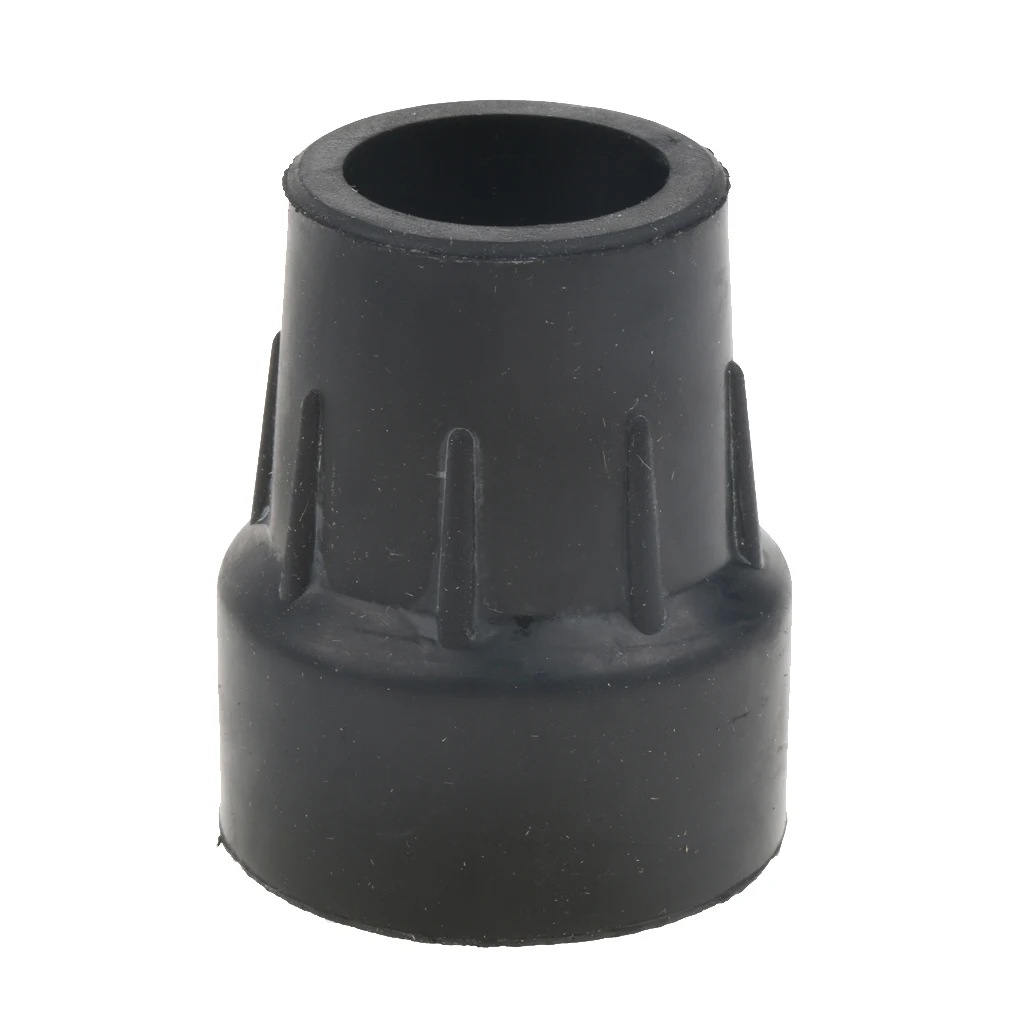 Ourdoor Sports Rubber Hiking Trekking Pole Cane Replacement Caps Tips End for 25mm Stick 4x