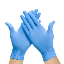 100 шт./компл. одноразовый Нитриловый латексные перчатки для домашнего использования чистящие кухонные медицинские перчатки S-L ZG88
