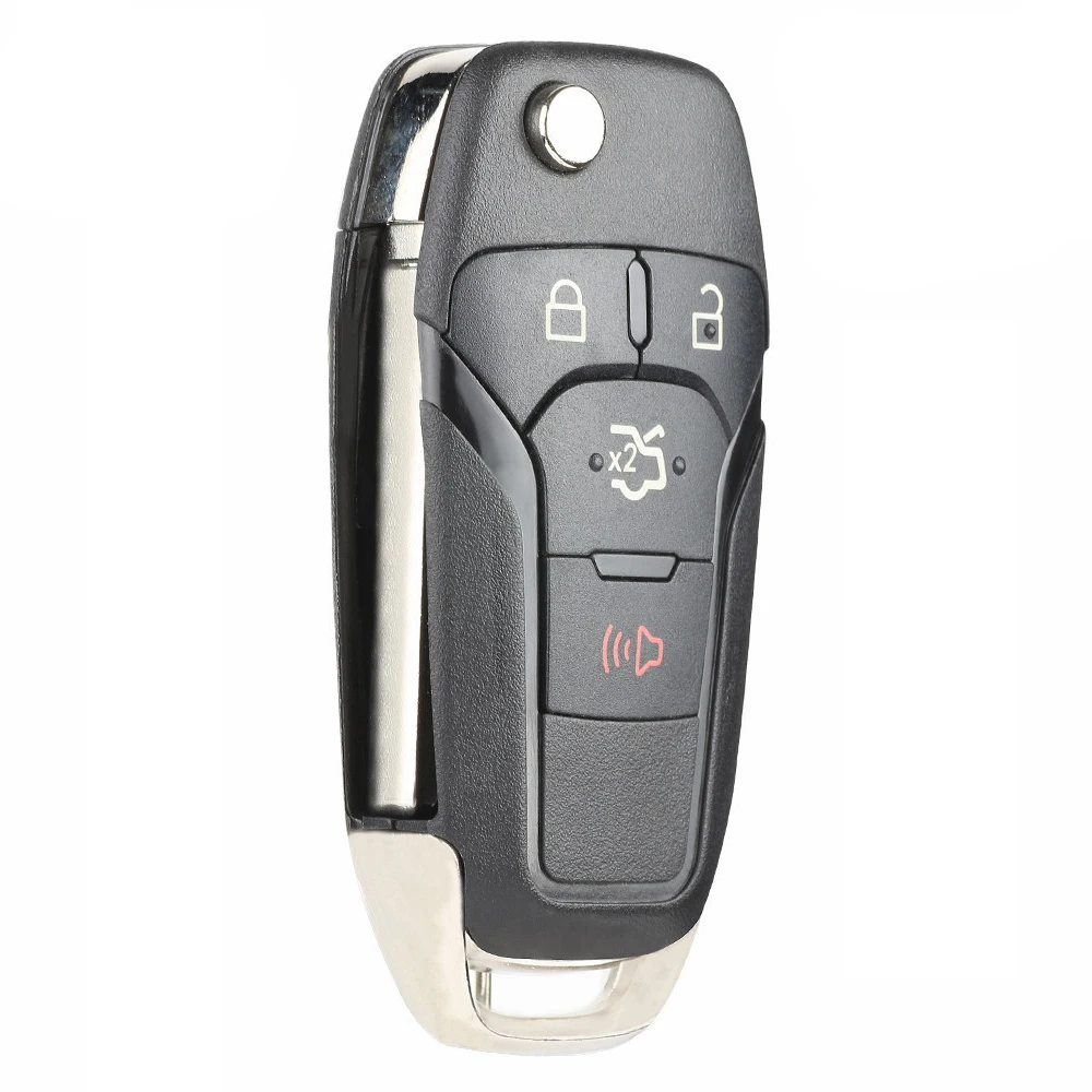 Keyecu Флип дистанционный смарт ключ-брелок 4 кнопки 315 МГц для Ford Fusion 2013 FCC ID: N5F-A08TAA
