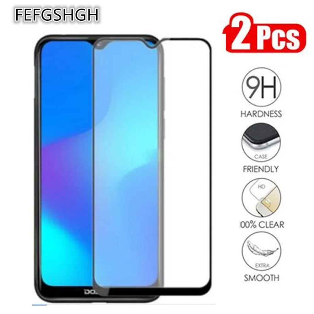 

2 Packs Full cover Tempered Glass For Doogee X90L Screen Protector 9H Phone Protective Glass On Doogee X90