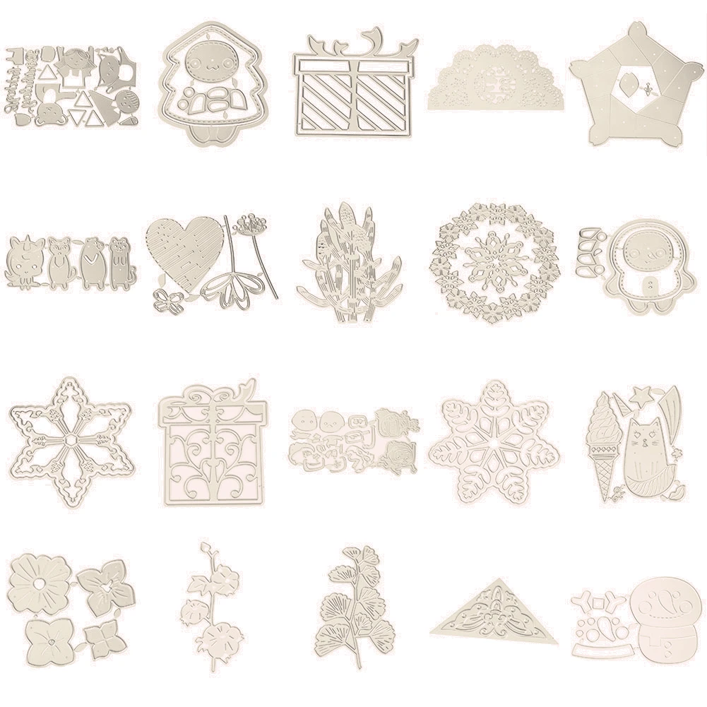 

Snowflake Snowman Christmas Gift 3D Flower Animal Metal Cutting Dies for Scrapbooking DIY Paper Card Making Decoration New 2019