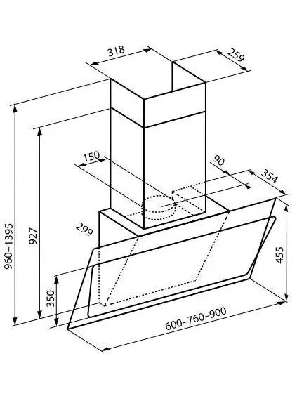 Вытяжка Korting KHC 67070 GN