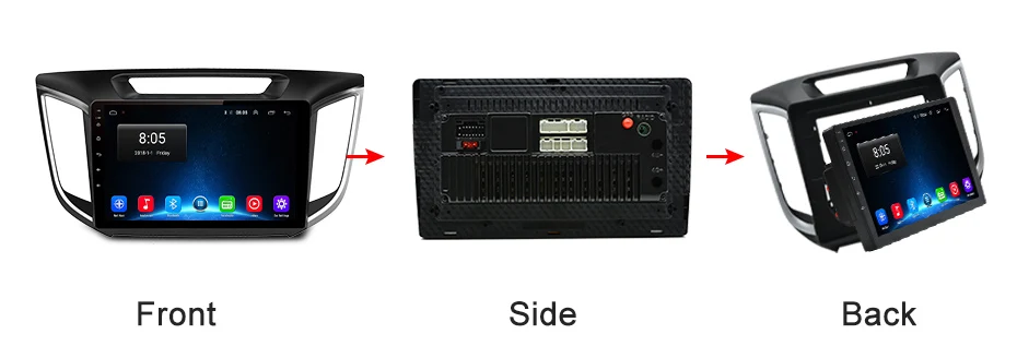 Top Junsun V1 Android 9.0 2GB+32GB DSP Car Radio multimedia Video player GPS Navigation For hyundai Creta ix25 2 din no dvd 21