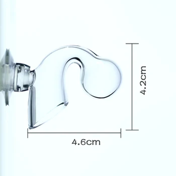 

Aquarium Carbon Dioxide CO2 Monitor Glass Drop Checker with Solution PH Indicator and Suction Cup J99Store