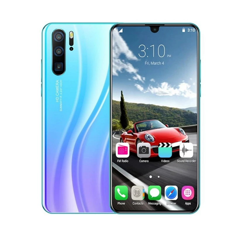  6.3 Inch P36 Pro HD Screen 1GB RAM 16GB ROM Android 9.1 Smartphone Mobile Phone EU Plug