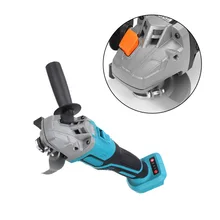 Esmerilhadeira elétrica sem escova, rebarbadora 100mm/125mm, ferramenta elétrica, corte de madeira, sem fio, bateria makita, 18v