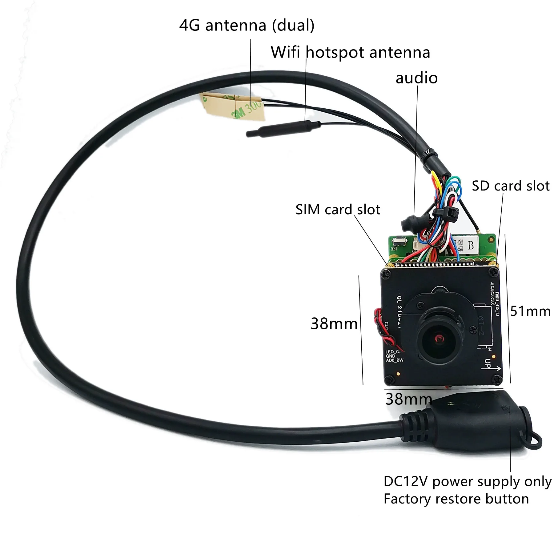 Different camera module board configurations