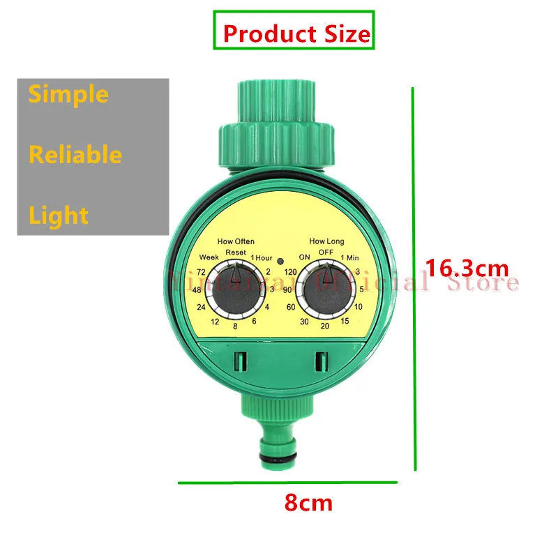 Автоматический таймер для полива сада, электронный ЖК-дисплей, домашний шаровой клапан, таймер для полива, система управления поливом