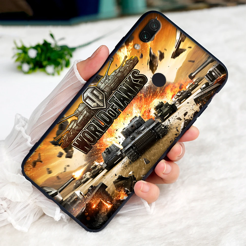 Мягкий чехол World of Tanks для Xiaomi mi Red mi Note 5 6 K20 A3 9T Pro CC9 CC9e 7A - Цвет: 12