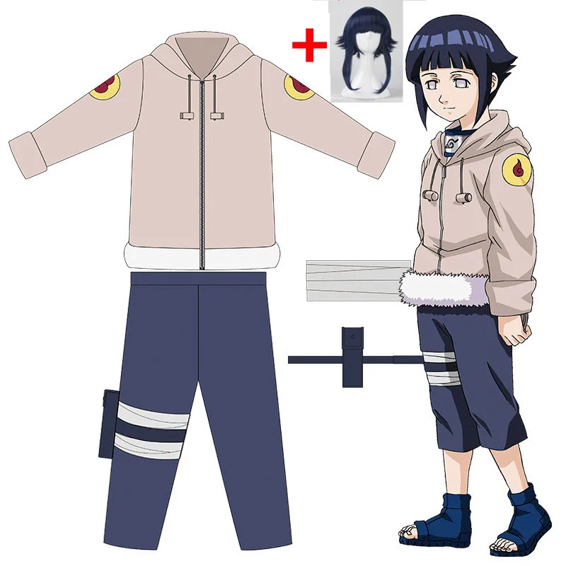 Naruto Anime The last Hinata Hyuga Ninja Cosplay Costume Set