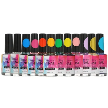 

12 Colors/set 15ml Watercolor Nail Polish Blooming Nail Gel Manicure Decor Salon Set Smoke Effect Bubble Varnish Manicure Tools