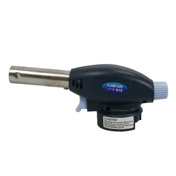 

CC-915 Outdoor Camping BBQ Flame Gas Torch Flamethrower Butane Lighter Automatic Piezoelectricity Ignite Soldering Welding