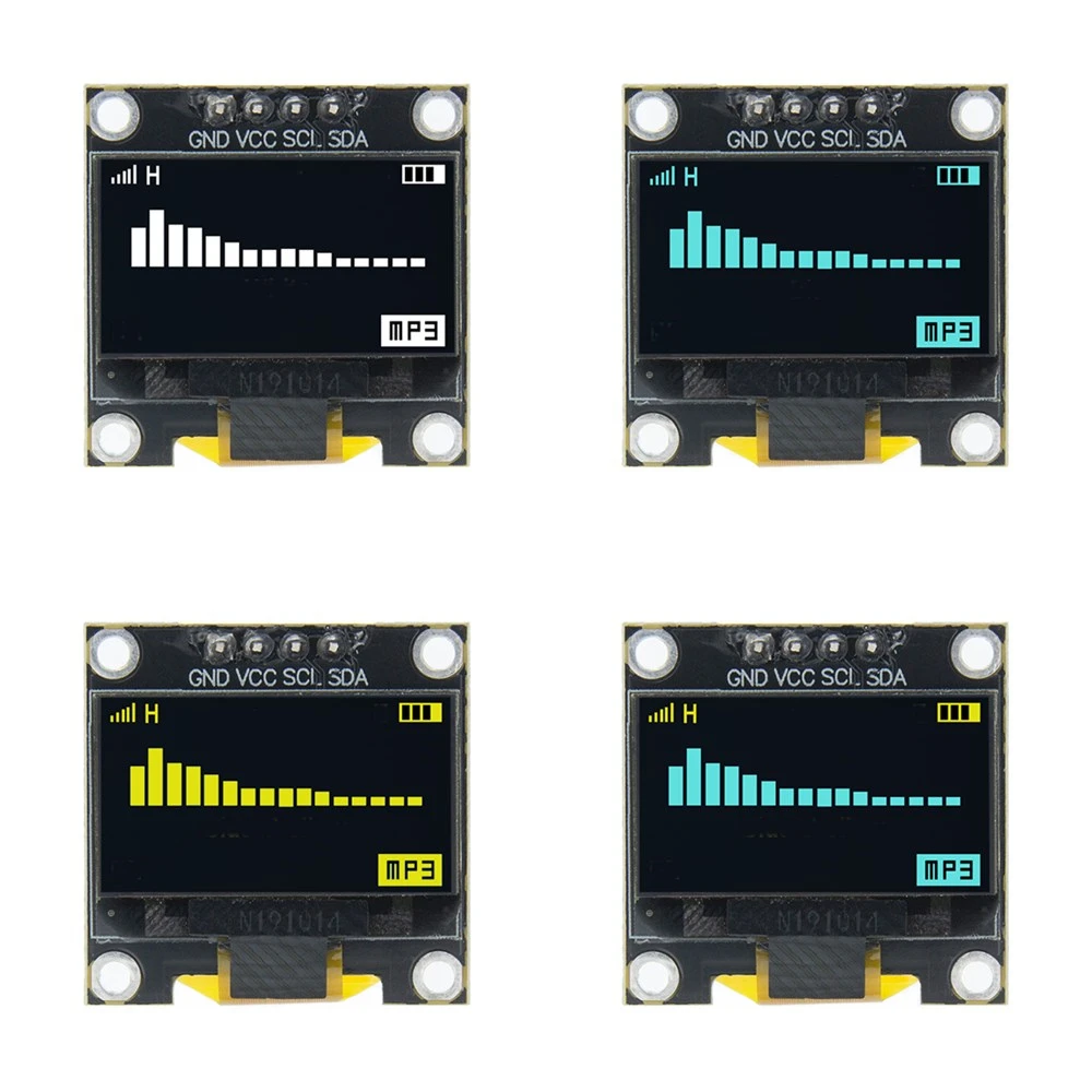 10 шт. 0,96 дюймовый OLED модуль белый/синий/желтый синий 128X64 OLED ЖК дисплей светодиодный модуль IIC I2C общаться для Arduino|Подвесные лампочки|   | АлиЭкспресс