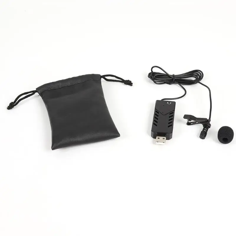 Портативный USB петличный микрофон мини микрофон-петличка микрофон конференц-связи 3,5 мм разъем USB2.0 микрофон для интервью