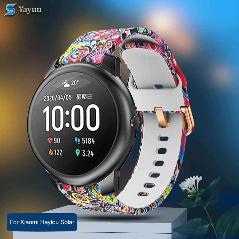 Ремешок YAYUU для часов Xiaomi Haylou Solar LS05 ремешок Huawei Amazfit Watch 2 Pro/2 Classic 22 мм Stratos