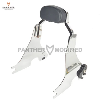 

Chrome Motorcycle Sissy Bar Short Passenger Backrest Bracket Case for Harley Sportster Iron Forty Eight 1200 XL1200 2004-2017