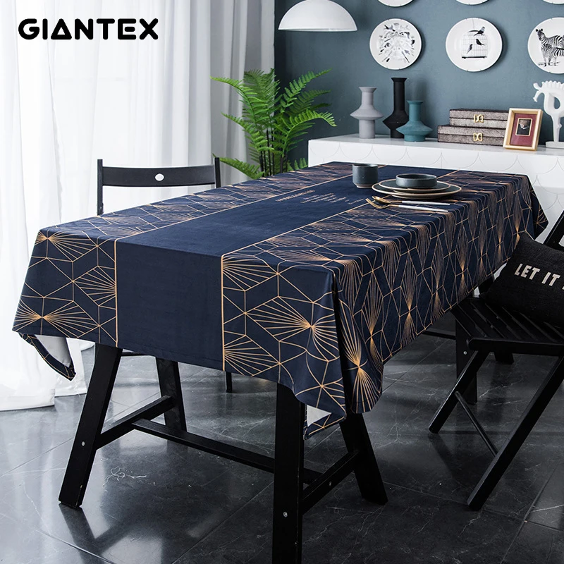 GIANTEX Декоративная скатерть для стола прямоугольные скатерти покрытие обеденного
