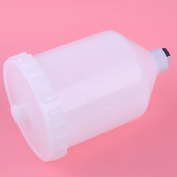 

CITALL New Car 600ML Plastic Spray Paint Gun Cup Pot Fast Mover Threaded Connector Fit for SATA JET Spray Gun