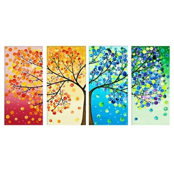 

5D Full Diamond Magic Quadruple Diamond Painting Living Room Bedroom Masonry Explosion Cross Stitch Decorations 1 Set