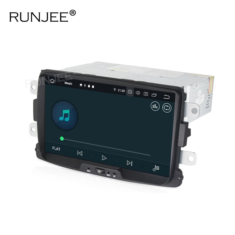 Ceny RUNJEE 8 cal PX6 Android 9 samochodowy odtwarzacz multimedialny dla Dacia Sandero Duster Renault Captur Lada Xray 2 Logan DVD GPS radio odtwarzacz