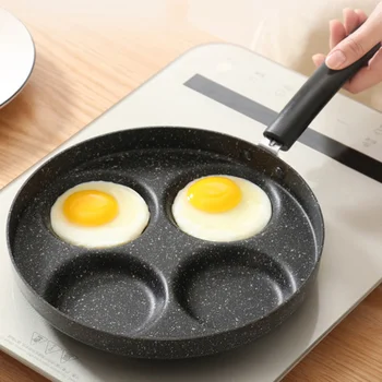 

4 Cup Omelette Pan Non-stick Frying Pan Egg Pancake Kitchen Cookware Cooking Tool